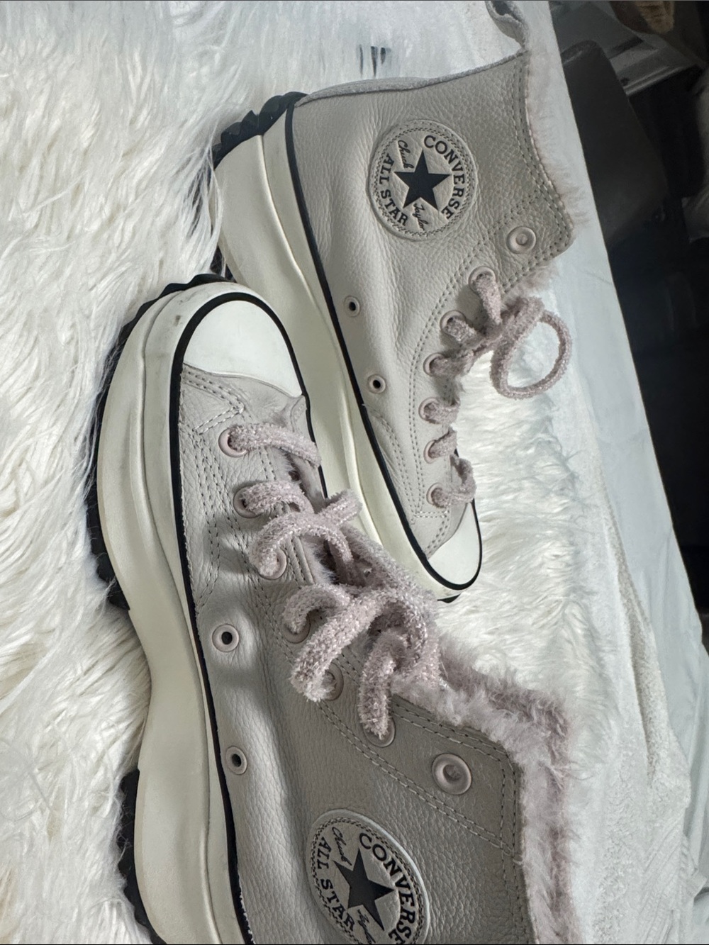 Converse Run Star hike fur lined hi top